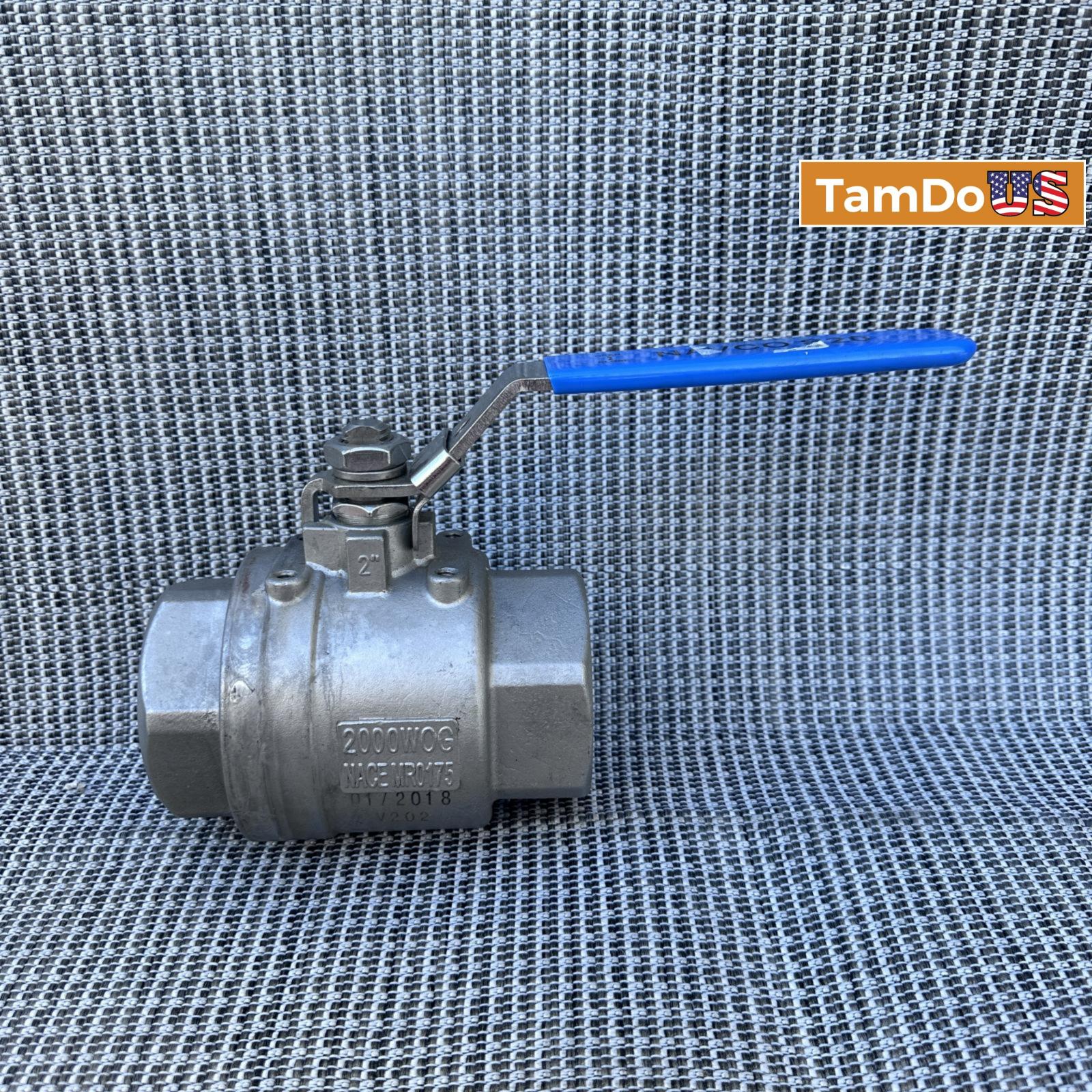 NAVCO S20 2" NACE CF8M Full Port Stainless 2000WOG Ball Valve - Photo 7
