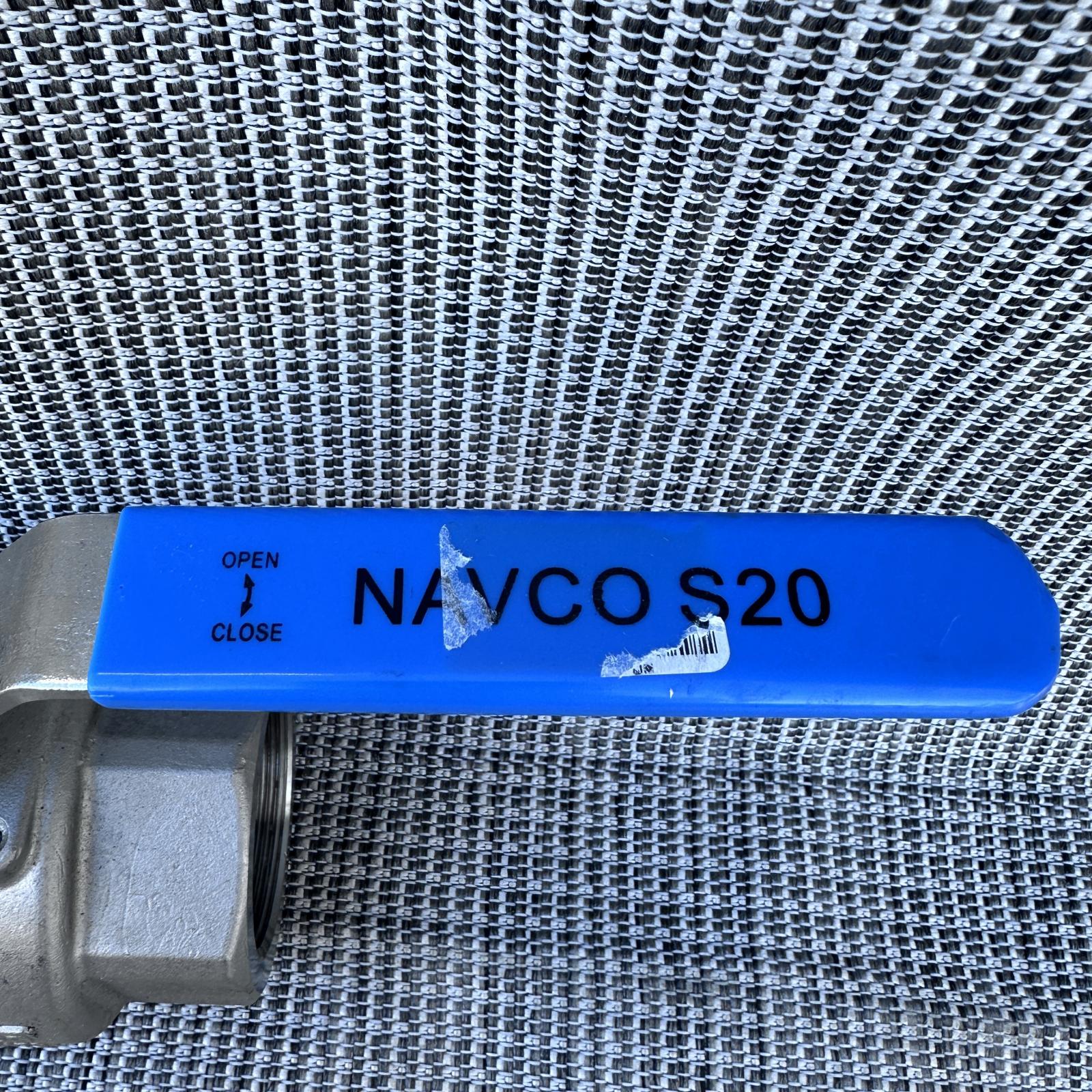 NAVCO S20 2" NACE CF8M Full Port Stainless 2000WOG Ball Valve - Photo 3