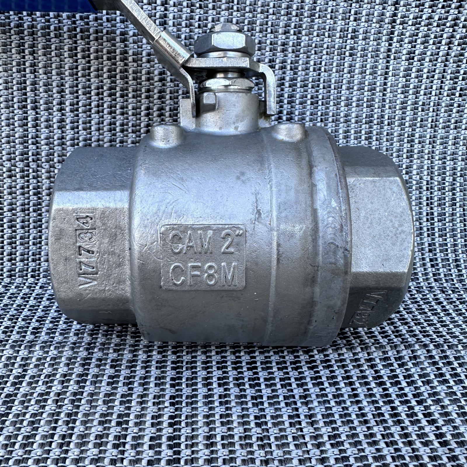 NAVCO S20 2" NACE CF8M Full Port Stainless 2000WOG Ball Valve - Photo 5