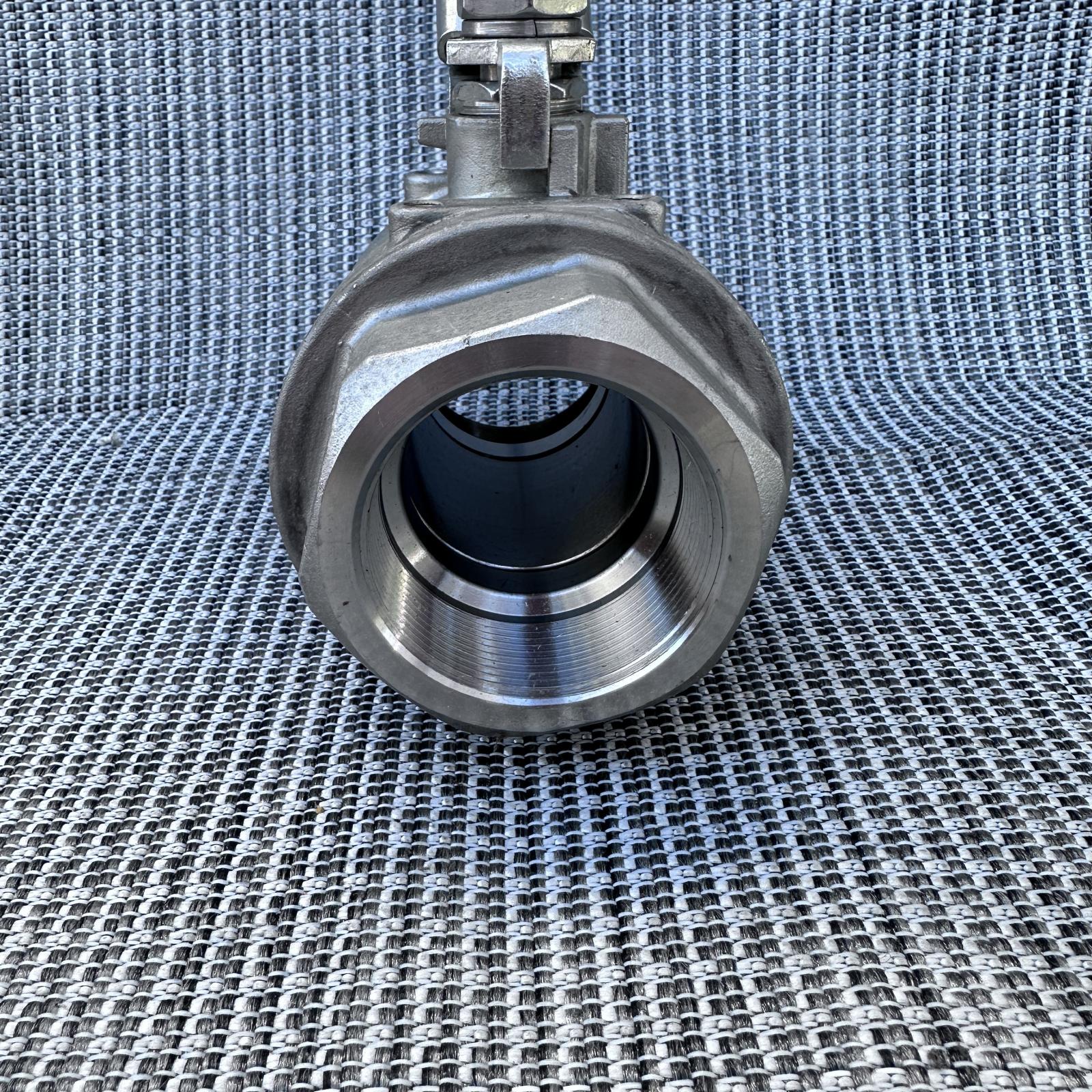 NAVCO S20 2" NACE CF8M Full Port Stainless 2000WOG Ball Valve - Photo 6