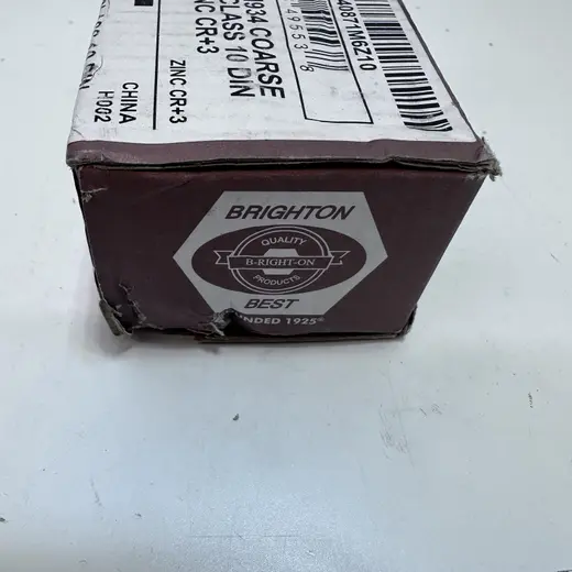 Box of 100 M6-1.00 DIN 934 Coarse Hex Nuts at TamDoUS Taylorsville