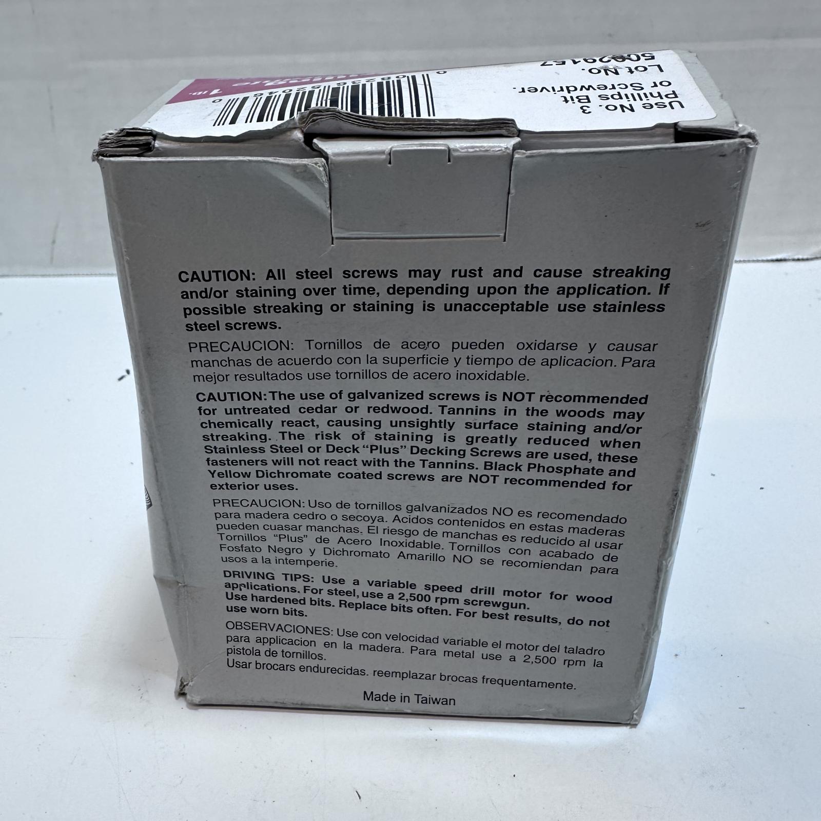 The Project Center Self Drilling Screws - 1/4-20 x 2-3/4" Flat Head w/ Wings - Photo 3