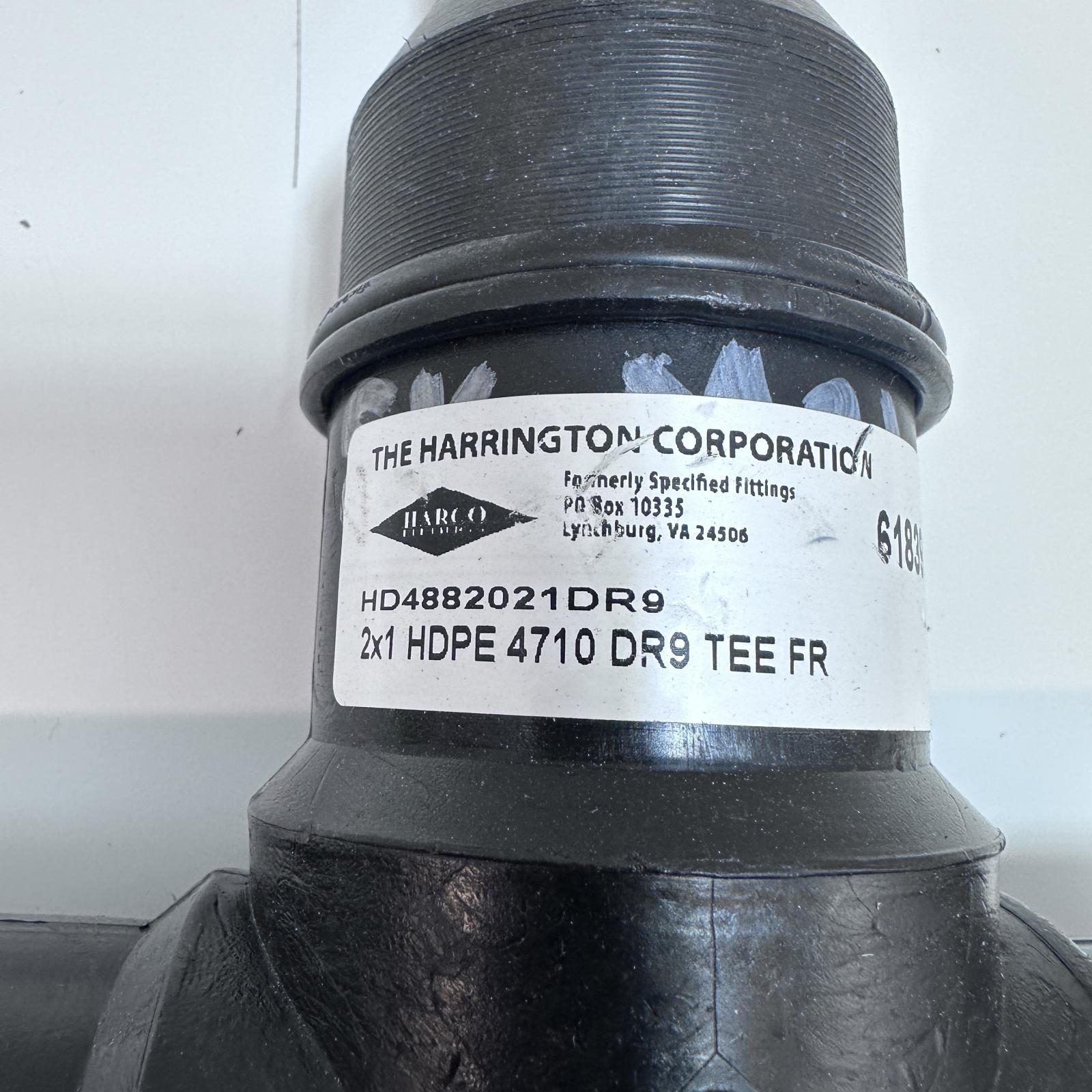 Harrington 618391 2" x 1" HDPE Reducing Tee - Photo 6