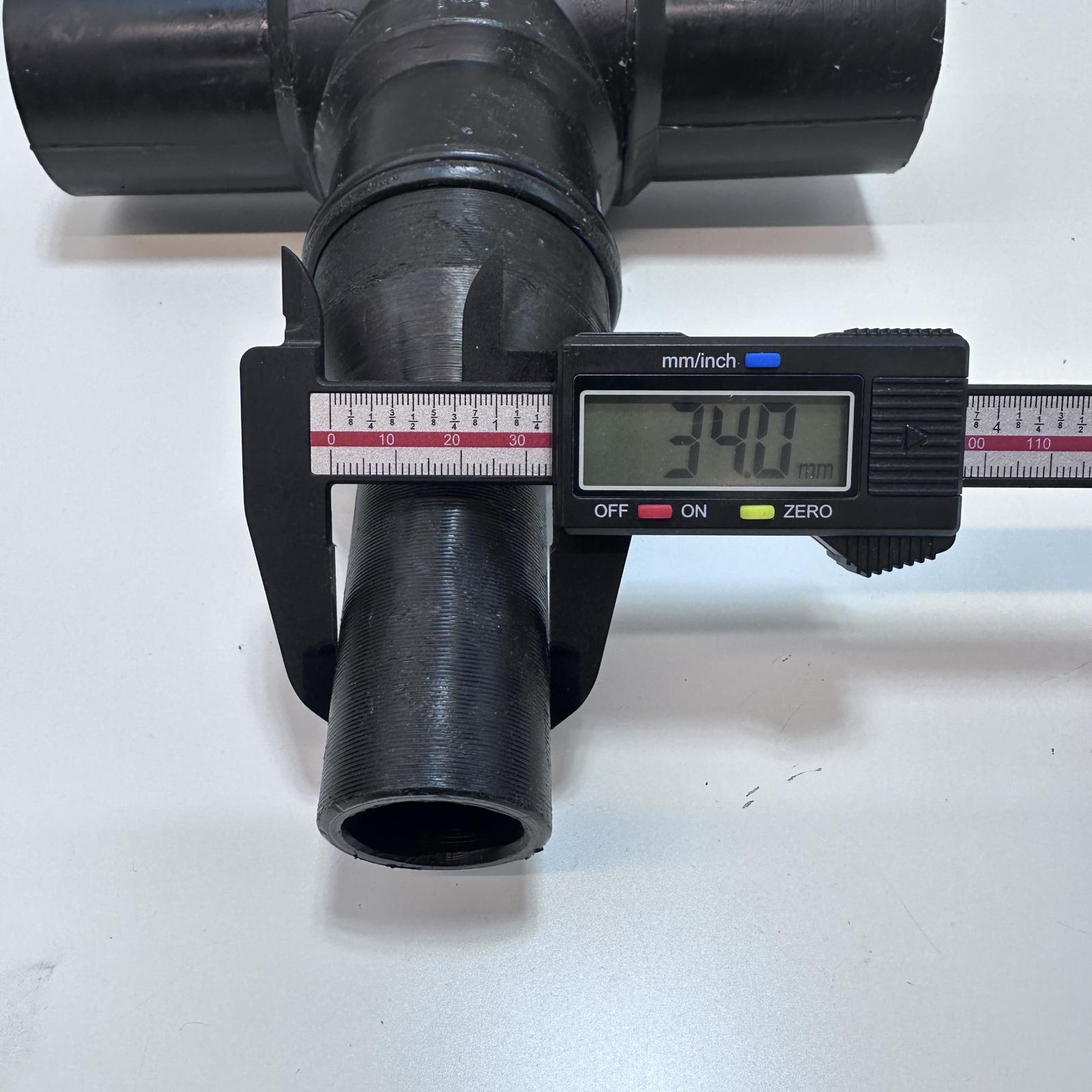 Harrington 618391 2" x 1" HDPE Reducing Tee - Photo 4