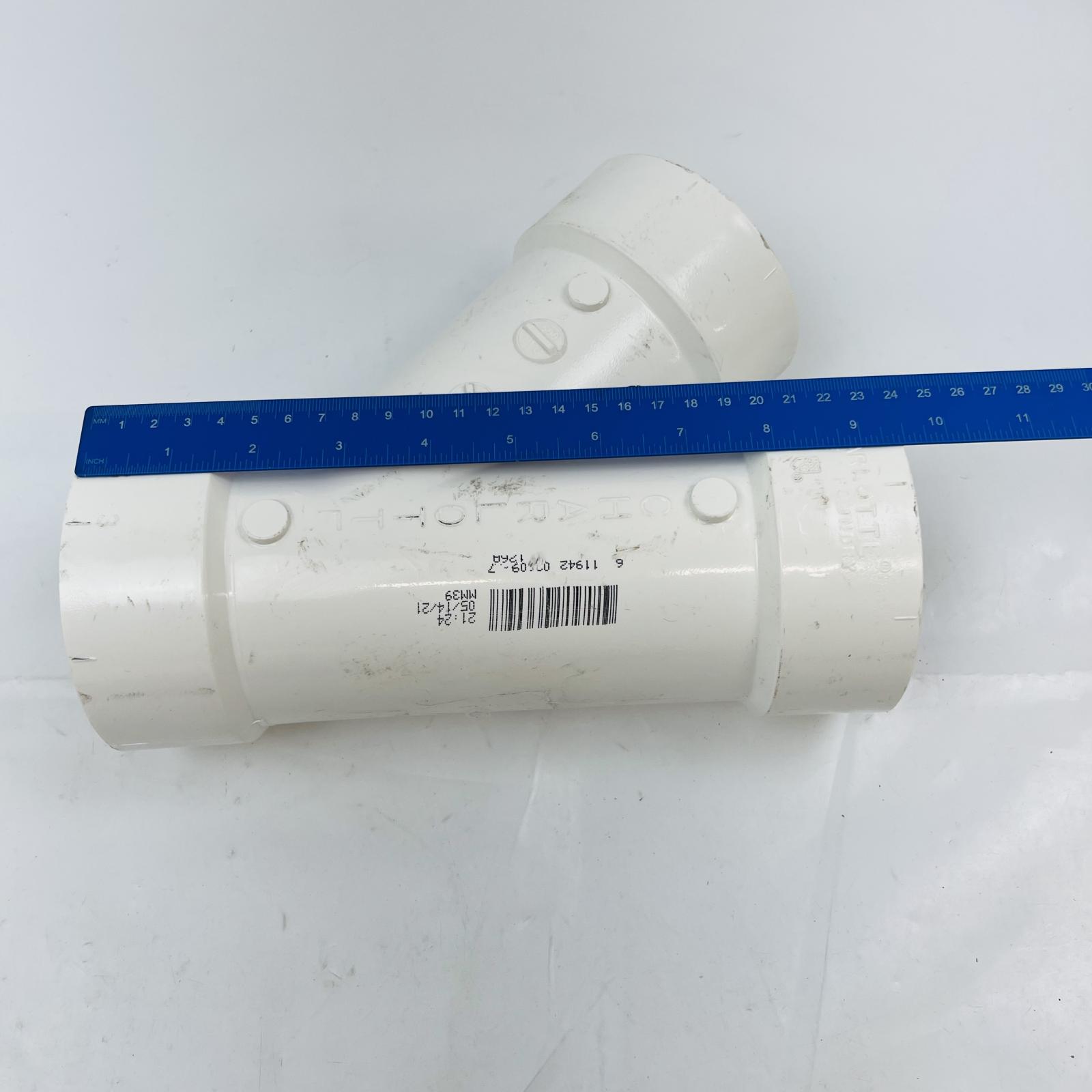 Lot of 2 DWV PVC Wye Fitting - Photo 3