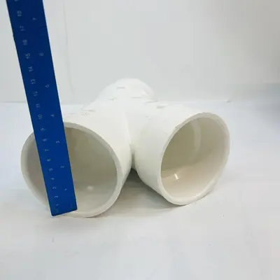 Lot of 2 DWV PVC Wye Fitting at Hydraulics, Pneumatics & Plumbing in new_open_box condition