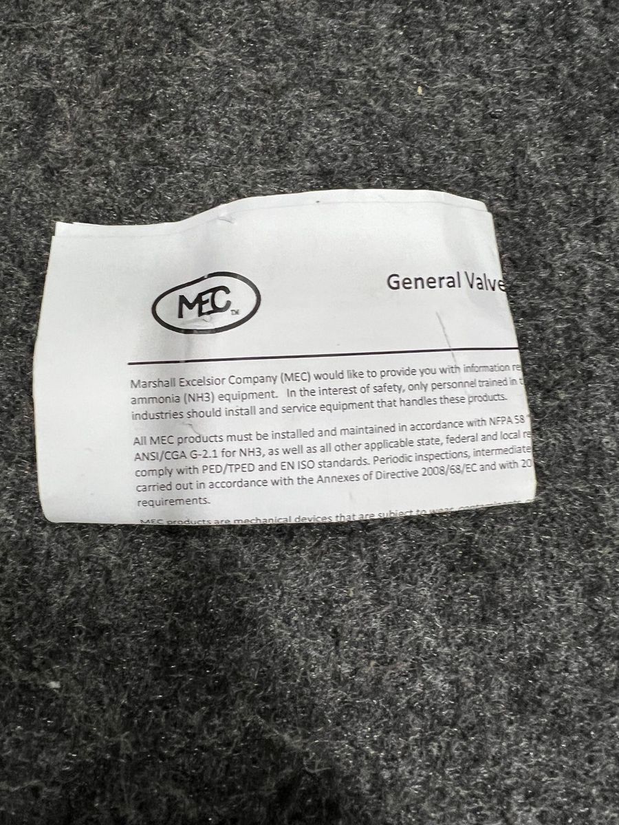 MEC Me820 Quick Acting Globe Valve W/ Stainless Steel Vent Valve - Photo 9