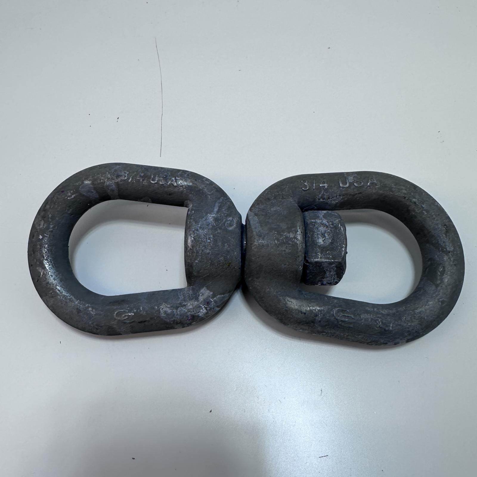 Galvanized Swivel Eye & Eye 18.5mm Chain Anchor - Photo 3