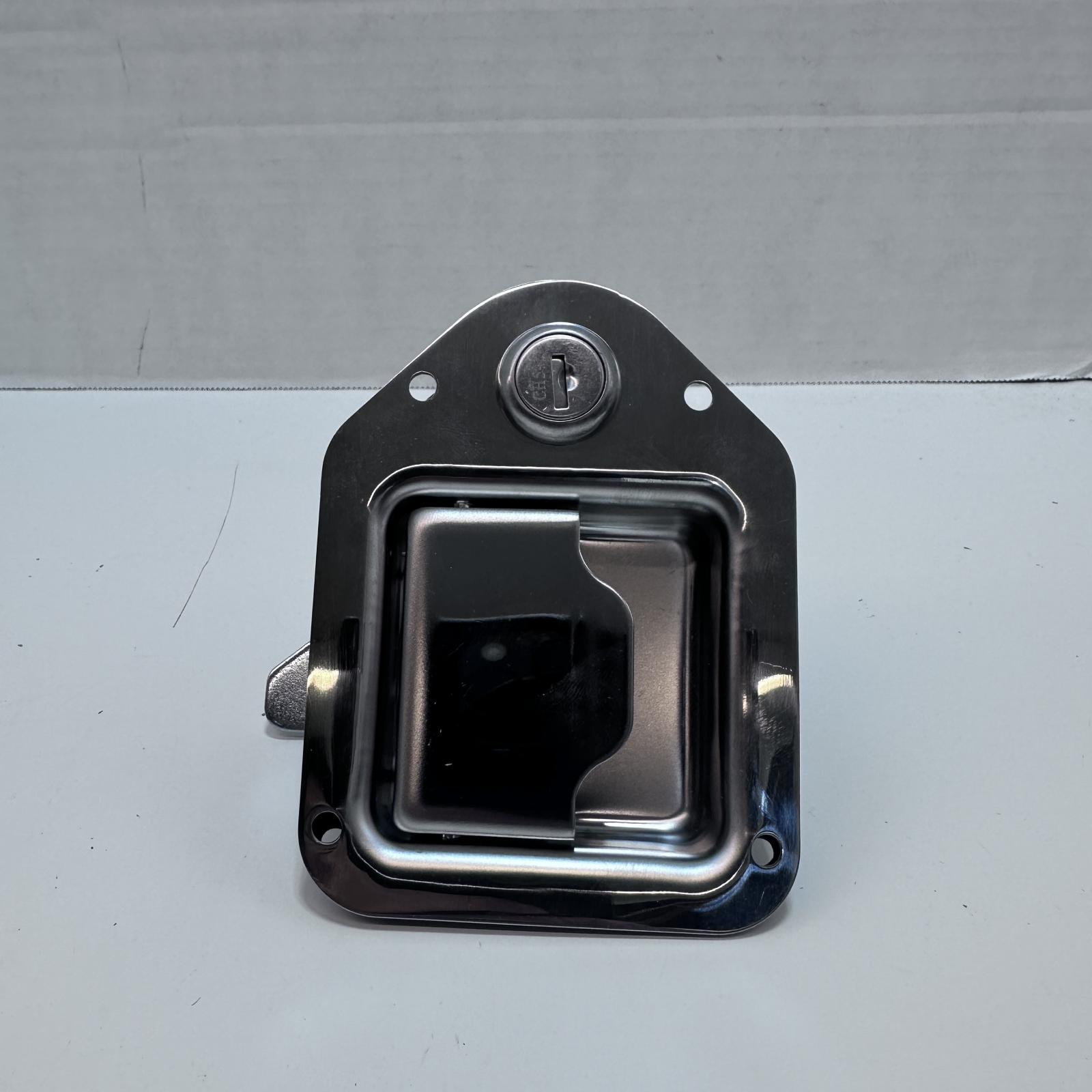 Chrome Locking Mini Paddle Handle - 90° Rotation - CH506 Key - Photo 4