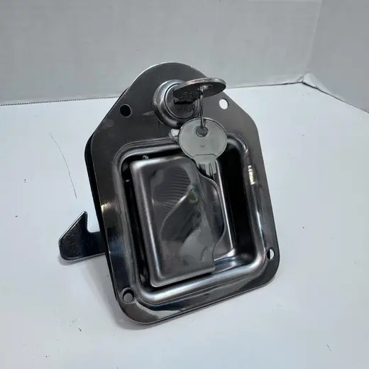 Chrome Locking Mini Paddle Handle - 90° Rotation - CH506 Key at TamDoUS Taylorsville