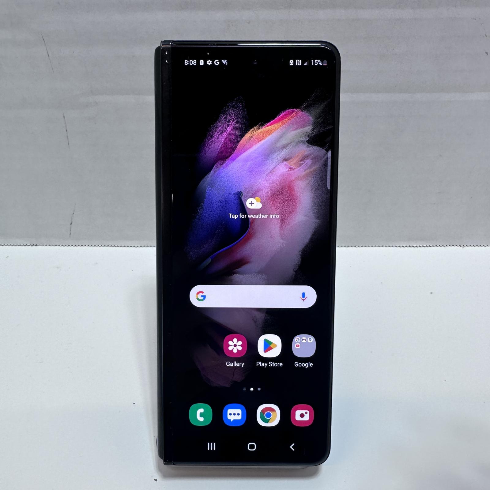 Samsung Galaxy Z Fold3 256GB, Unlocked - Screen Damaged - Photo 4