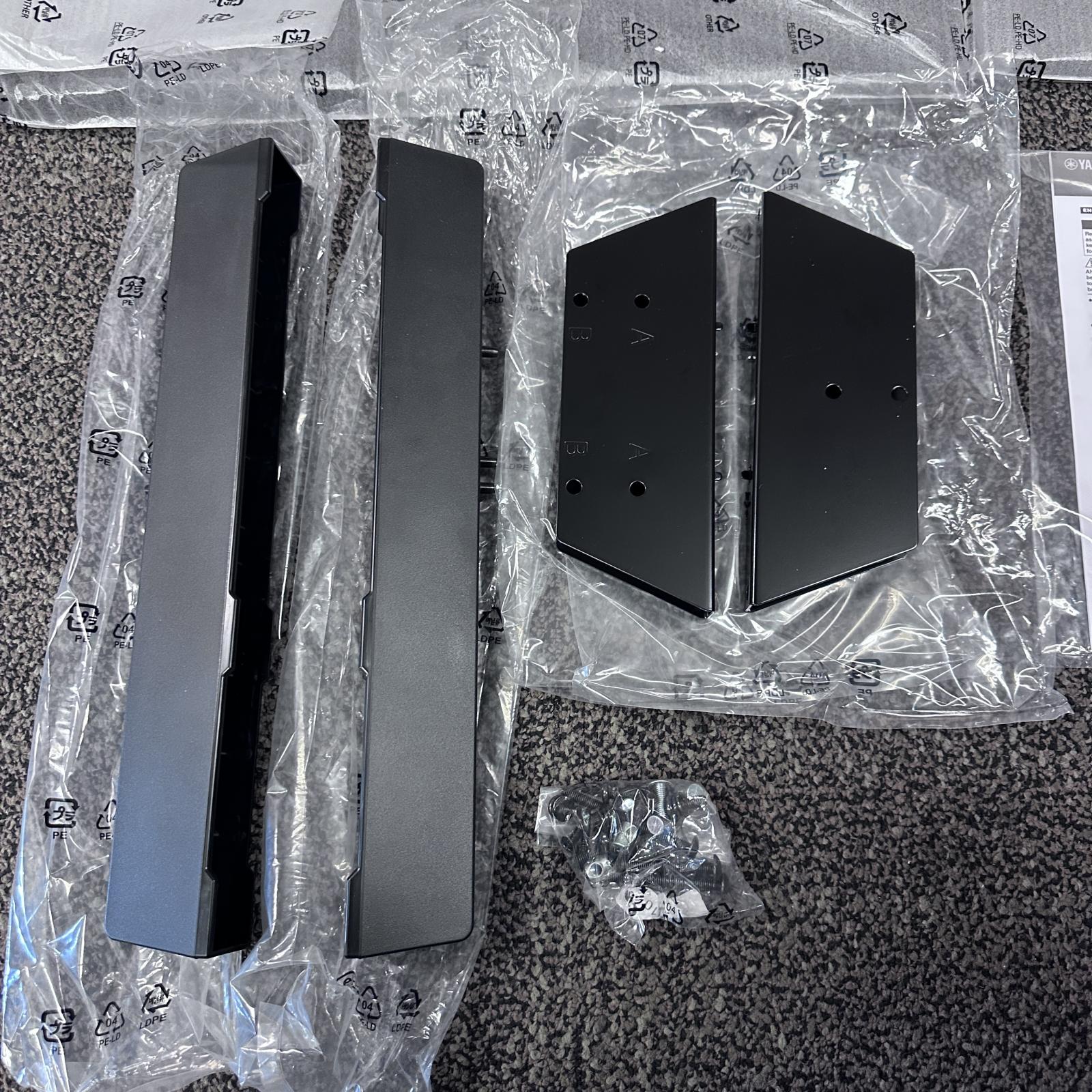 Yamaha L-300b Matching Piano Stand For Yamaha DGX-670 - Black - Photo 3