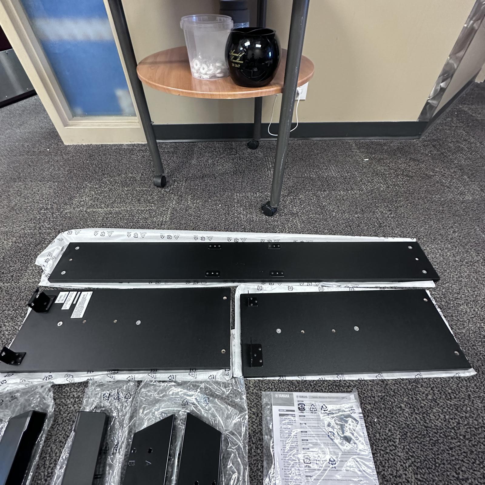 Yamaha L-300b Matching Piano Stand For Yamaha DGX-670 - Black - Photo 6