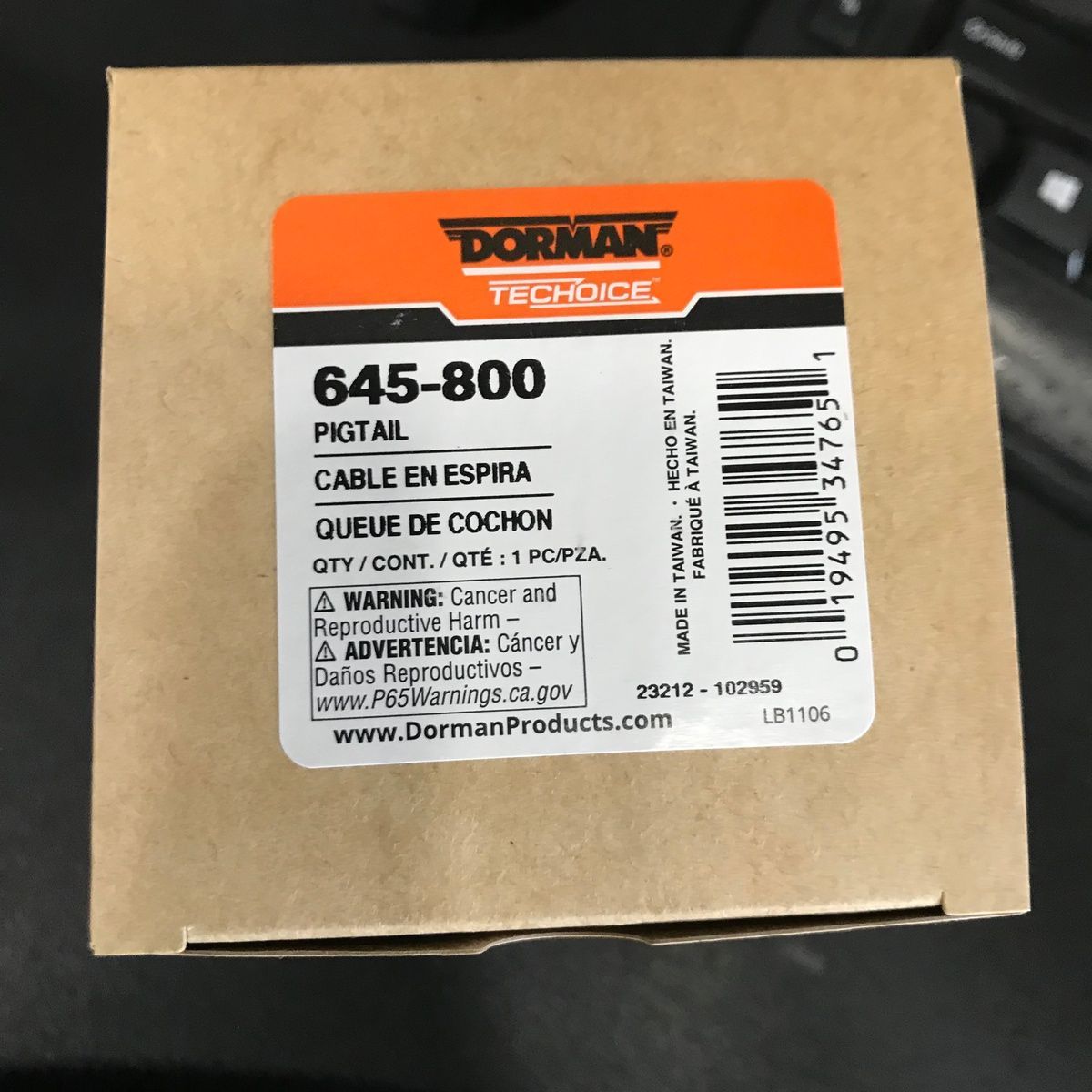 Dorman 645-800 GM Throttle Body Connector - Photo 2