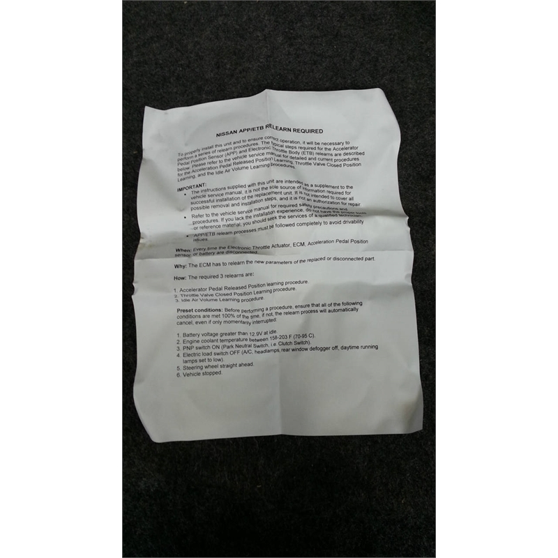 Genuine Nissan 2007-2020 Altima Murano Throttle Body Remanufactured A611KJA10JNW - Photo 5