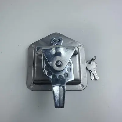 Flush Mount Trailer Toolbox Latch - Paddle Handle Lock & Keys at Automotive Tools & Supplies in new_open_box condition
