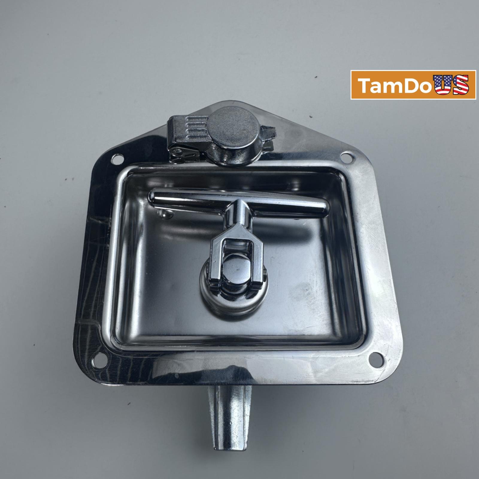 Flush Mount Trailer Toolbox Latch - Paddle Handle Lock & Keys - Photo 4