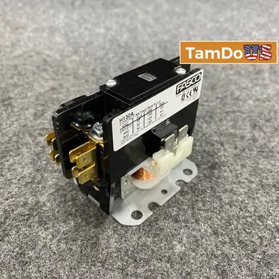 FASCO H130A Definite Purpose Contactor 1P 30 FLA 40A RES 24VAC at Electrical Equipment & Supplies in new condition