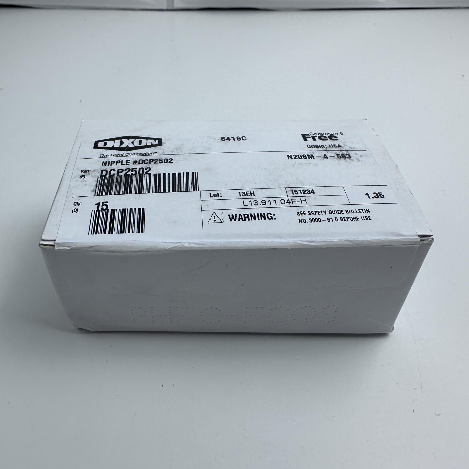 Box of 15 DIXON DCP2502 Chief Industrial Quick Connect Plug 3/8" Coupler x 1/4" - Photo 3
