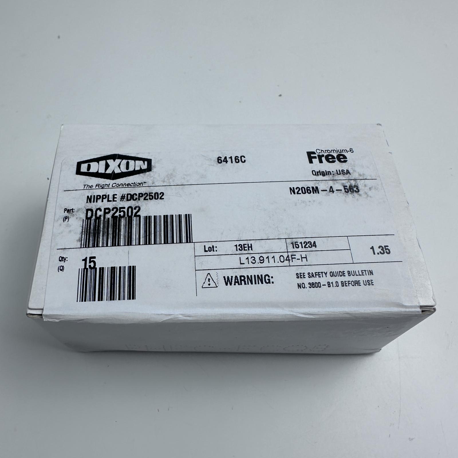 Box of 15 DIXON DCP2502 Chief Industrial Quick Connect Plug 3/8" Coupler x 1/4" - Photo 4