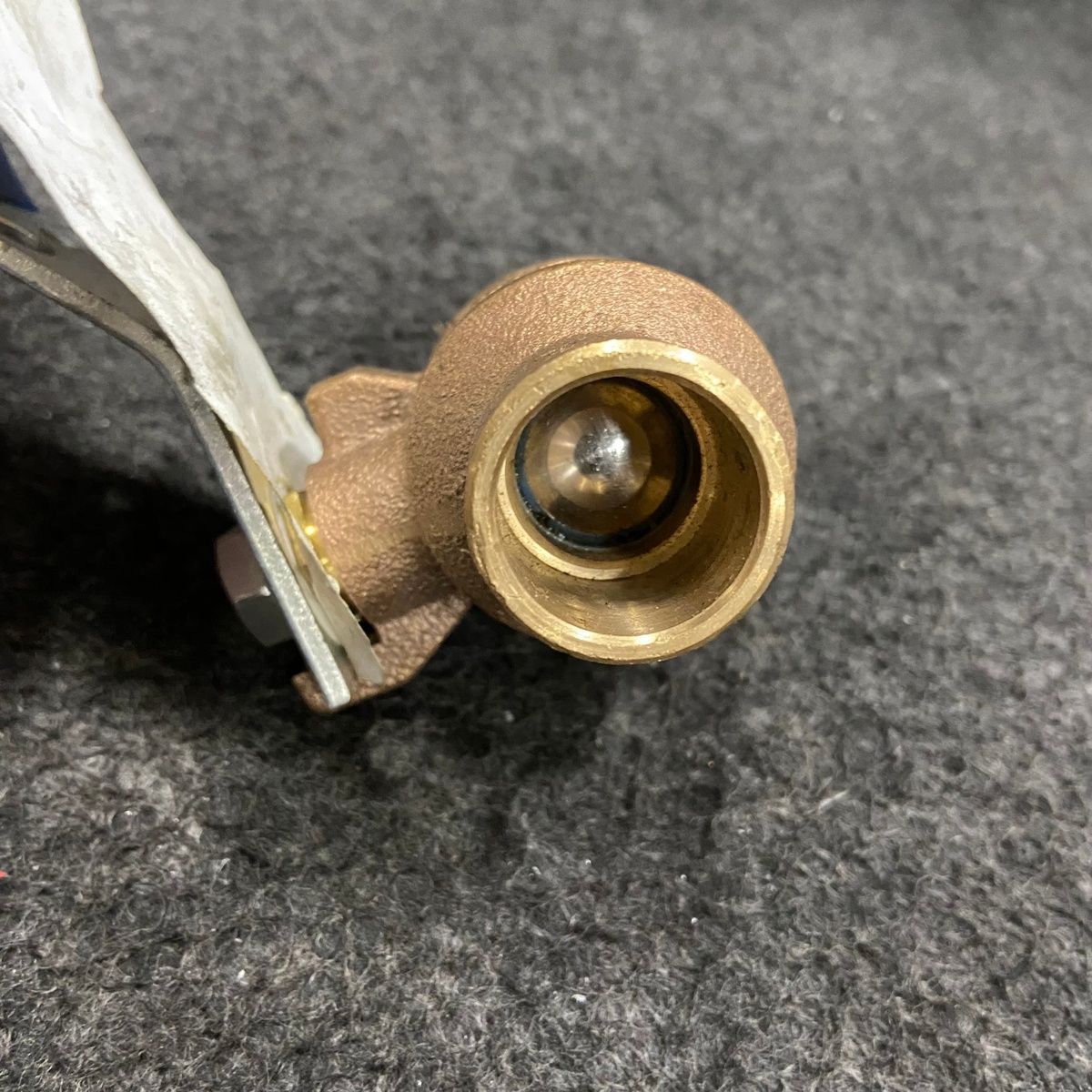 LOT OF 5 NIBCOS S-585-70-66 Two-piece Bronze Ball Valve 3/4" Solder - Photo 8