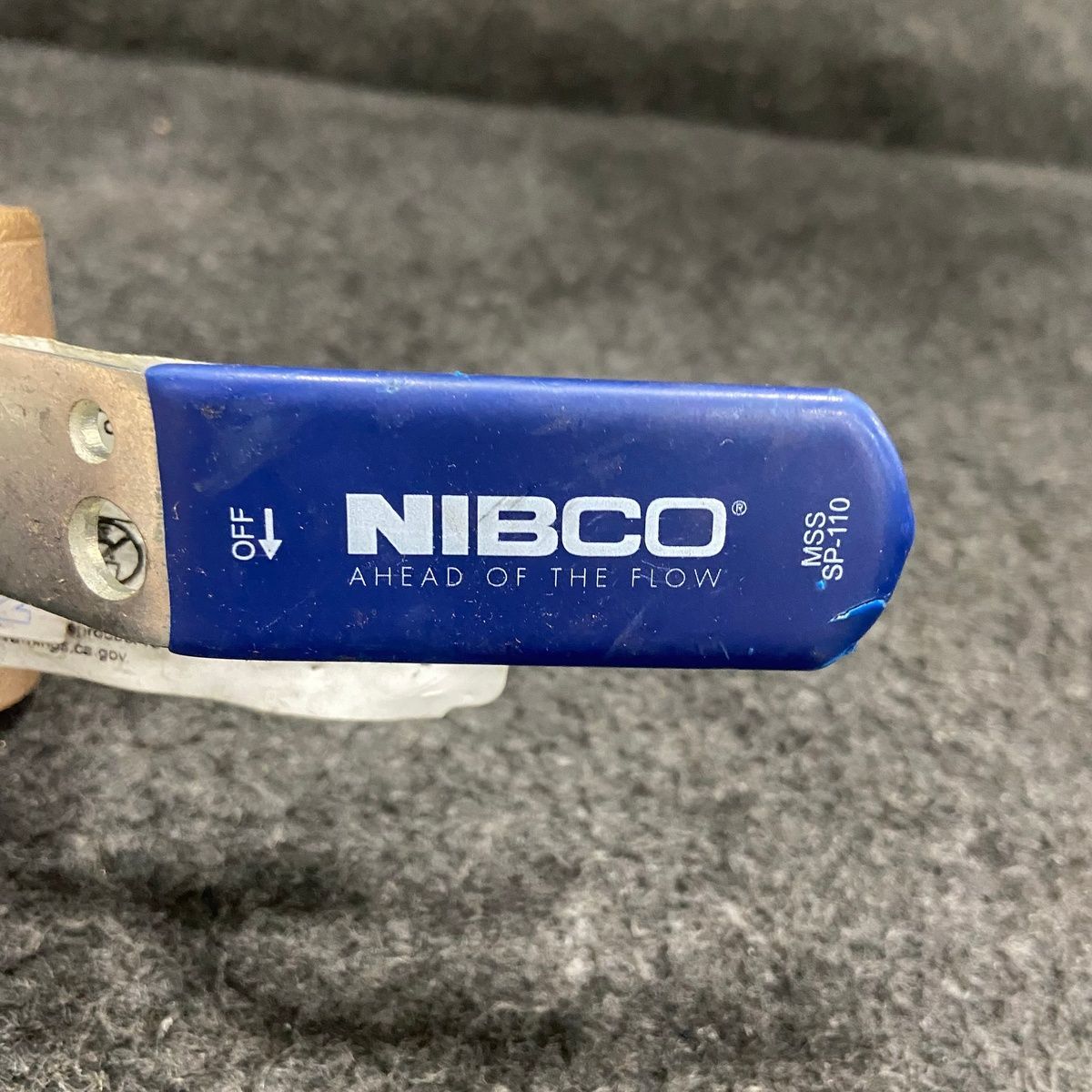 LOT OF 5 NIBCOS S-585-70-66 Two-piece Bronze Ball Valve 3/4" Solder - Photo 2