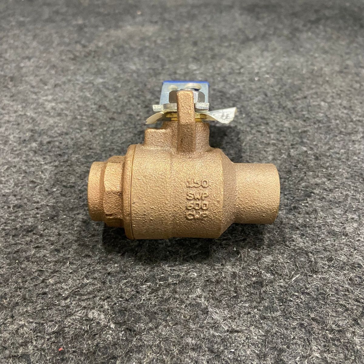 LOT OF 5 NIBCOS S-585-70-66 Two-piece Bronze Ball Valve 3/4" Solder - Photo 6