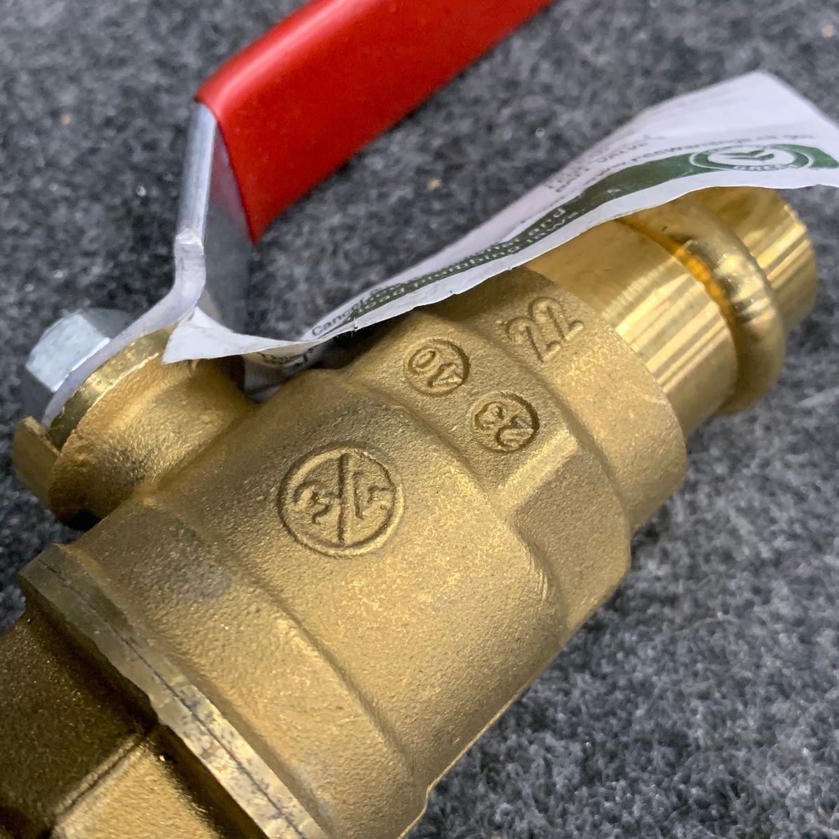 Lot of 3 LEGEND P-200NL 3/4" No Lead Ball Valve, Brass - Photo 5