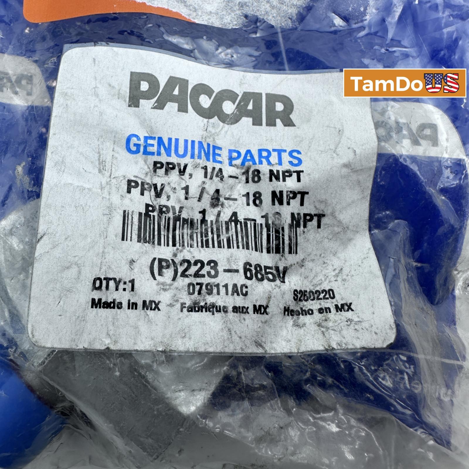 PACCAR Genuine Parts P223-685V PPV 1/4-18 NPT Valve - Photo 4