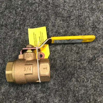 Milwaukee 3/4" Bronze Ball Valve Full Port NPT at Hydraulics, Pneumatics & Plumbing in new condition