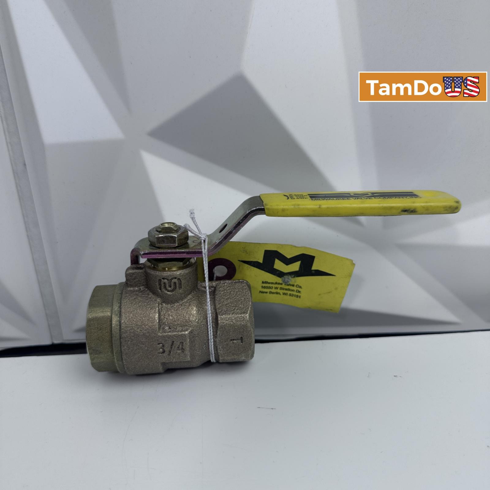 Milwaukee 3/4" Bronze Ball Valve Full Port NPT - Photo 10