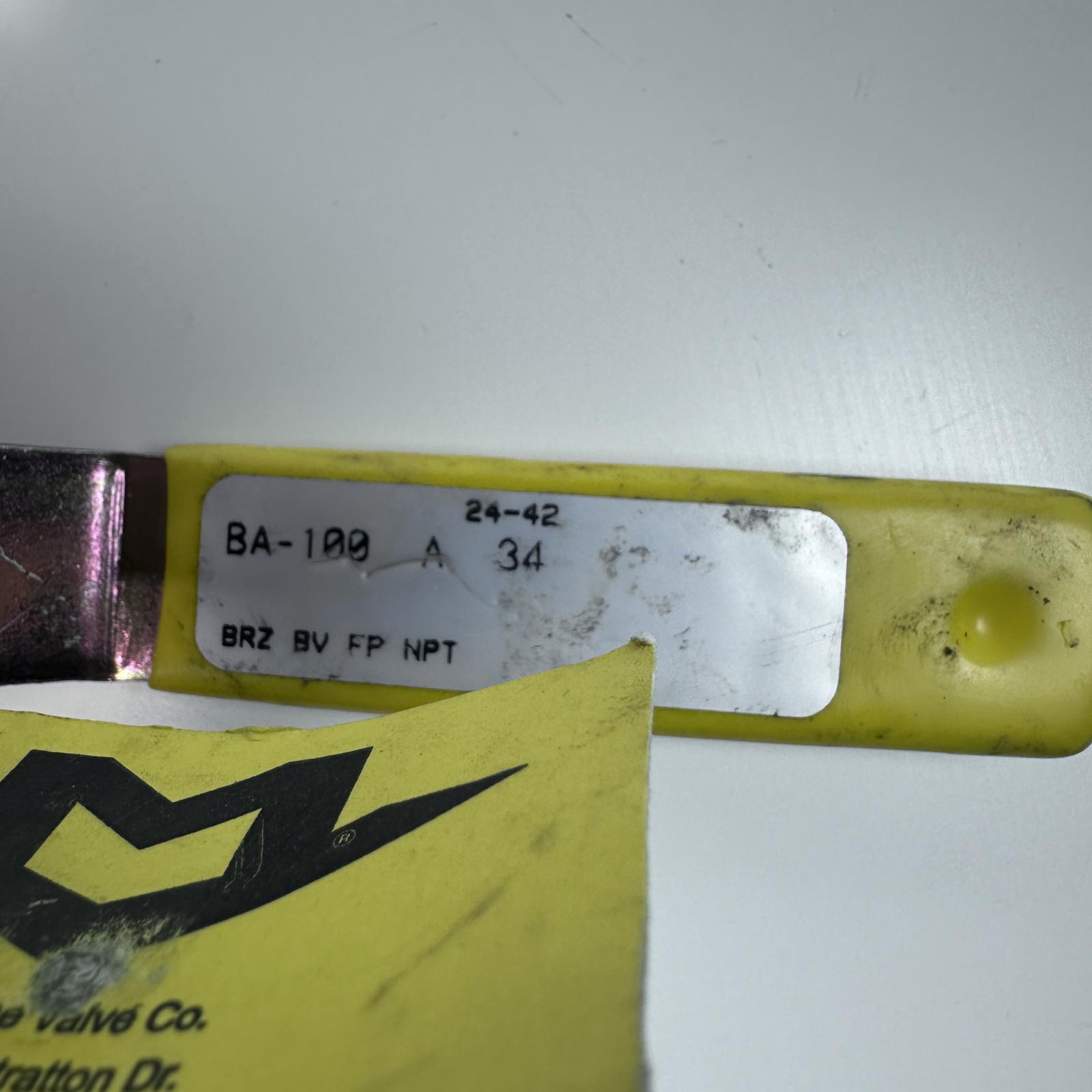 Milwaukee 3/4" Bronze Ball Valve Full Port NPT - Photo 3