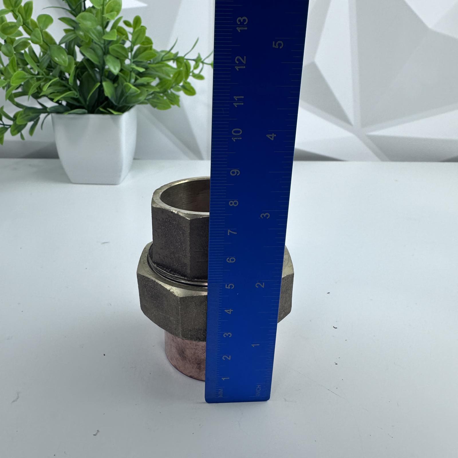 Nibco 1-1/4" Lead-Free Brass Union Pipe Fitting - Photo 4