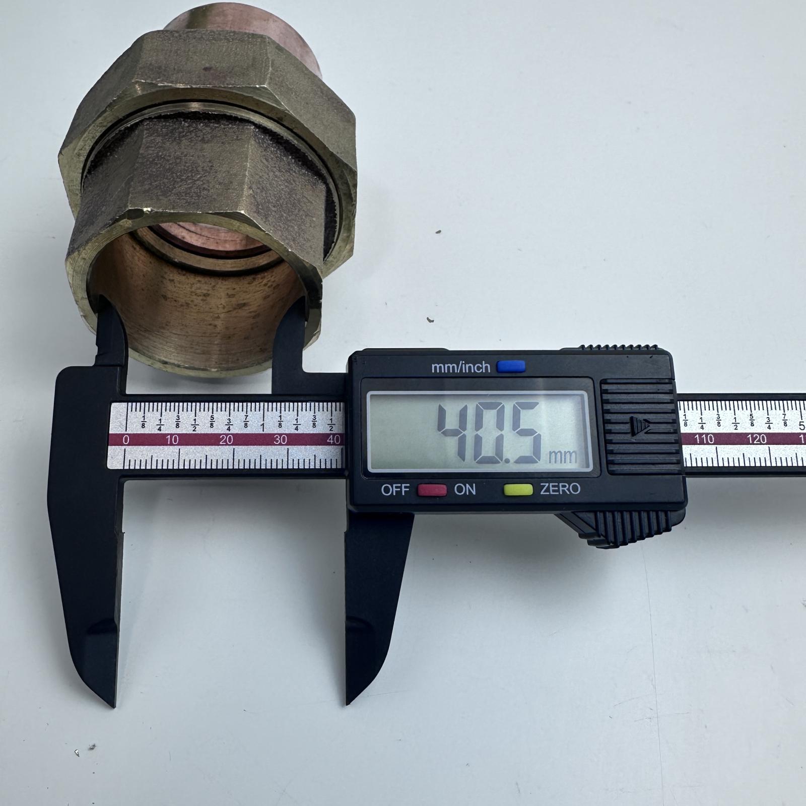 Nibco 1-1/4" Lead-Free Brass Union Pipe Fitting - Photo 7