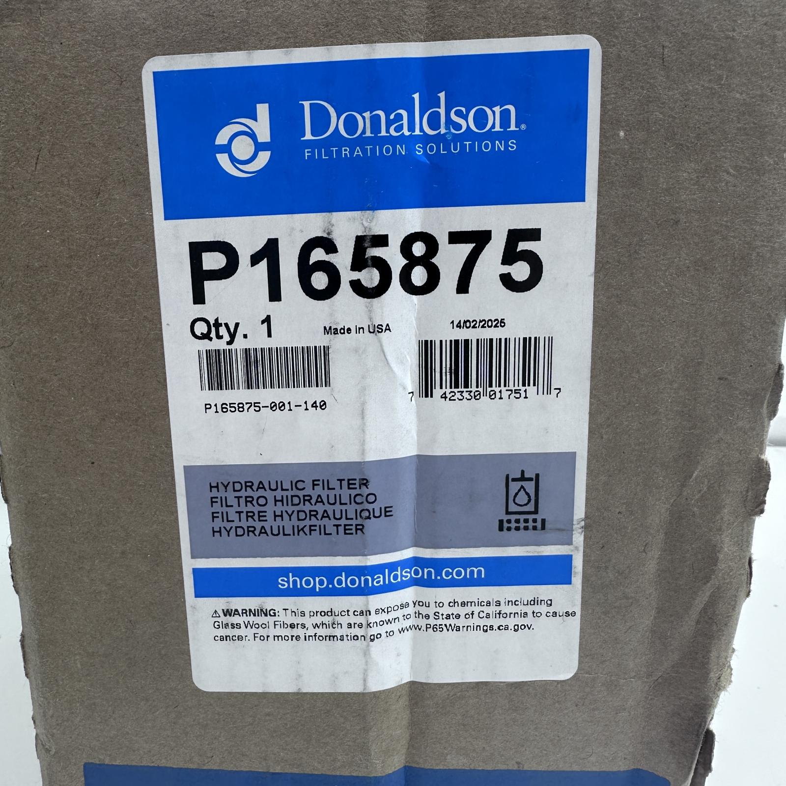 Donaldson P165875 Spin On Hydraulic Filter 11 Micron Filtration - Photo 3