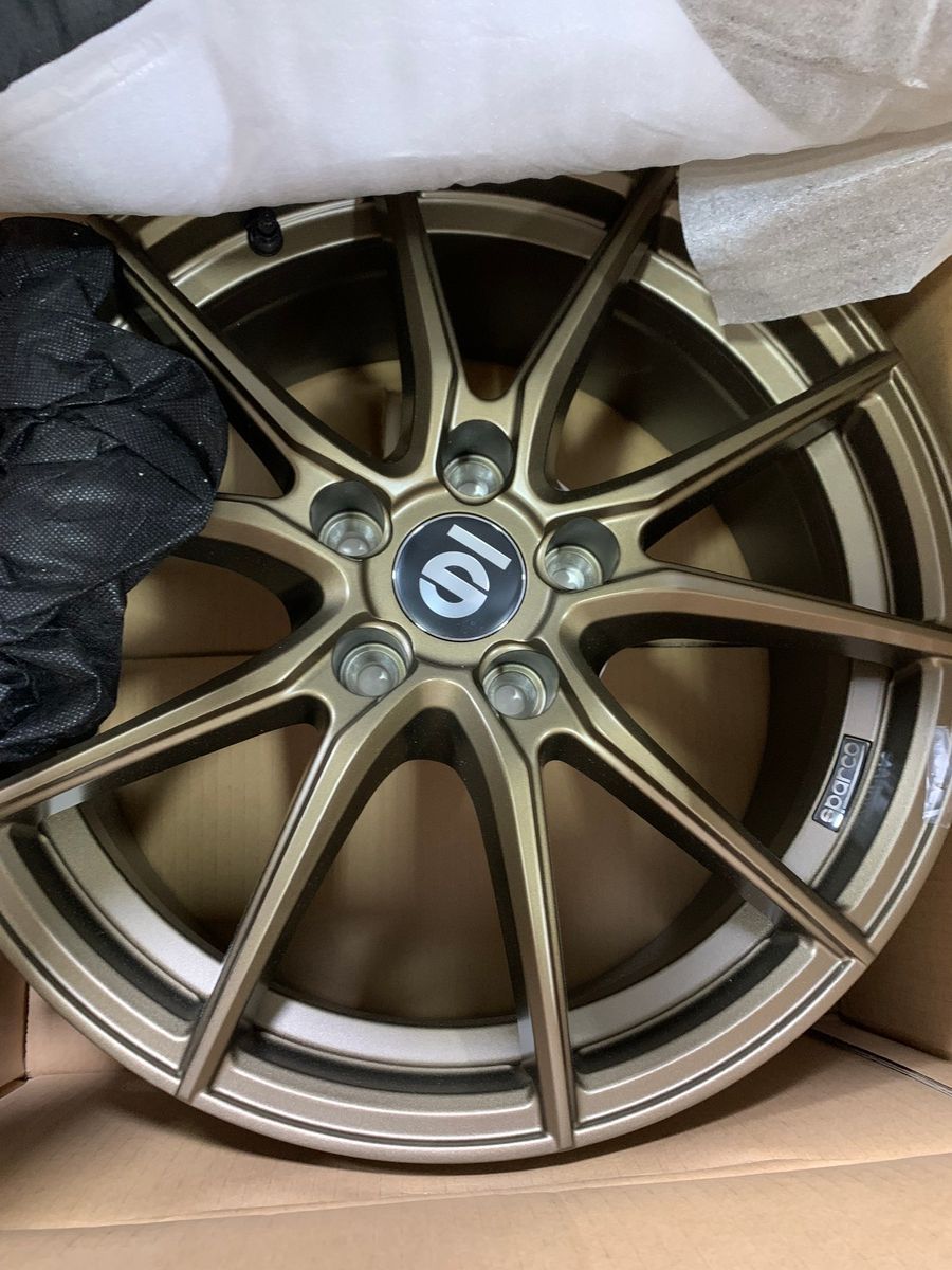 Sparco DRS 17x7.5 ET48 5x112 Rally Bronze Wheels Set (4) - Photo 7