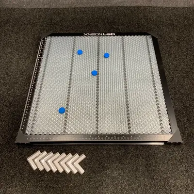 Honeycomb Laser Bed - 500 × 500 × 22Mm Working Table with Aluminum Panel at Industrial Automation & Motion Controls in new condition