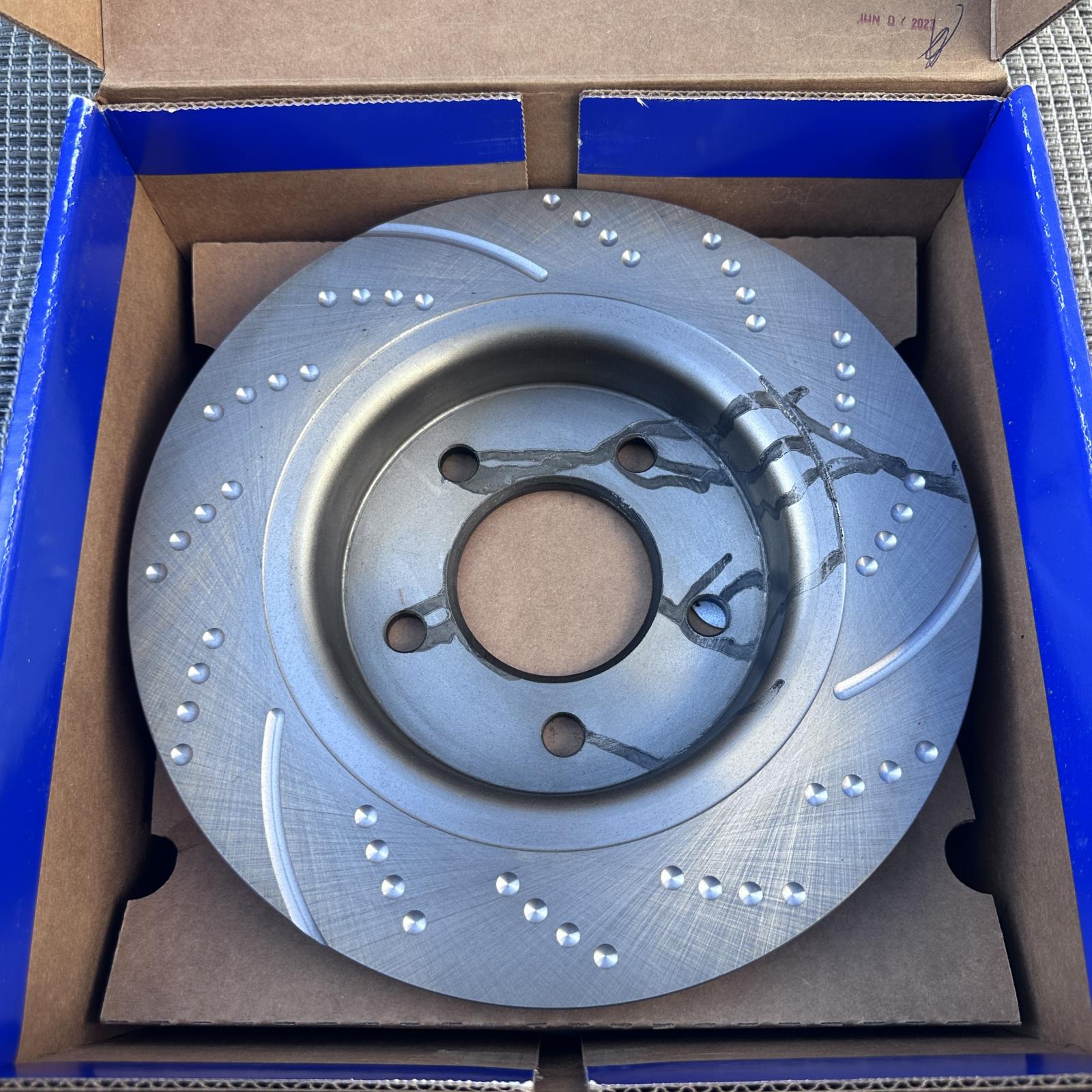 EBC GD1315 3GD Series Sport Dimpled/Slotted Rear Rotors Set - 2004-2013 Mazda 3 - Photo 2