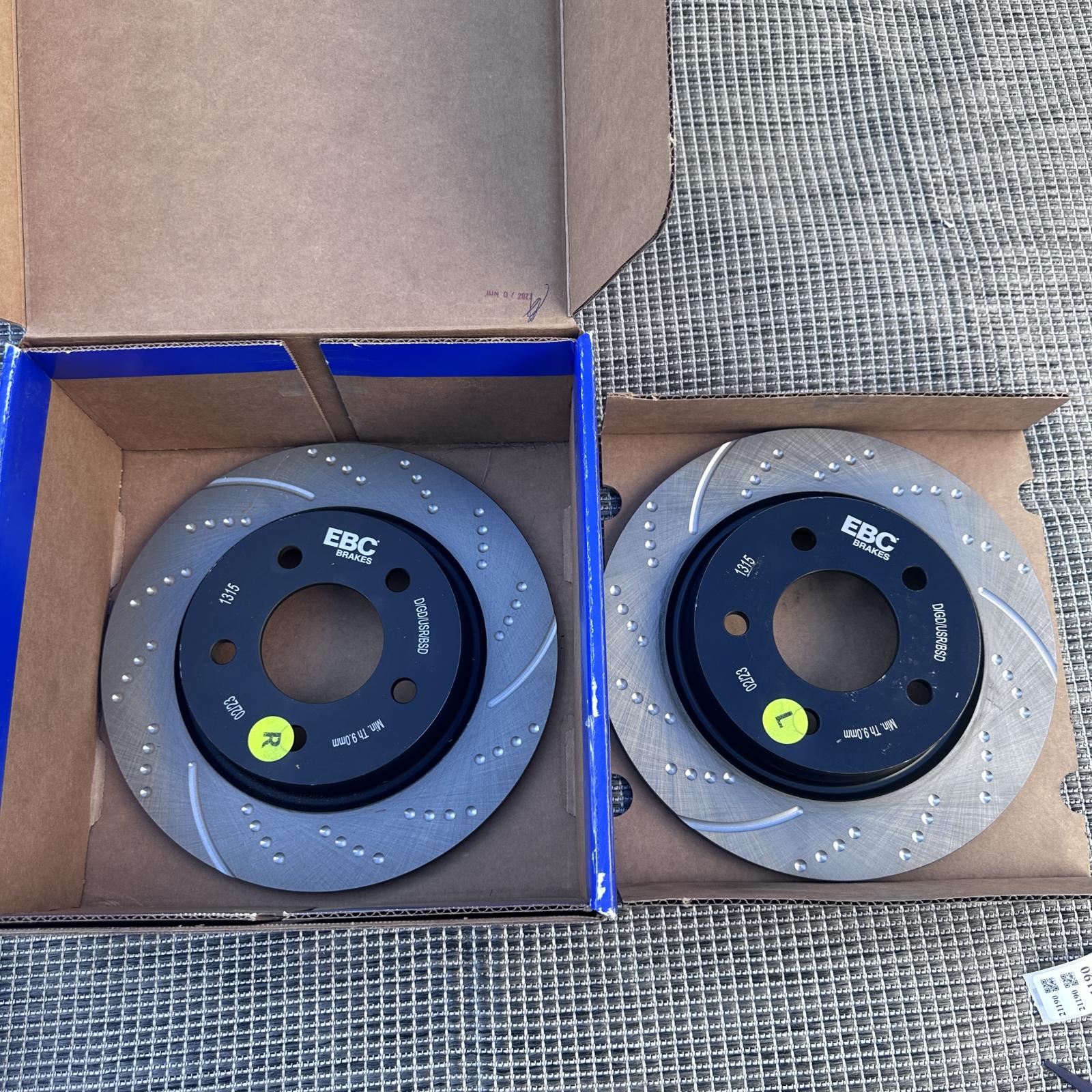 EBC GD1315 3GD Series Sport Dimpled/Slotted Rear Rotors Set - 2004-2013 Mazda 3 - Photo 5