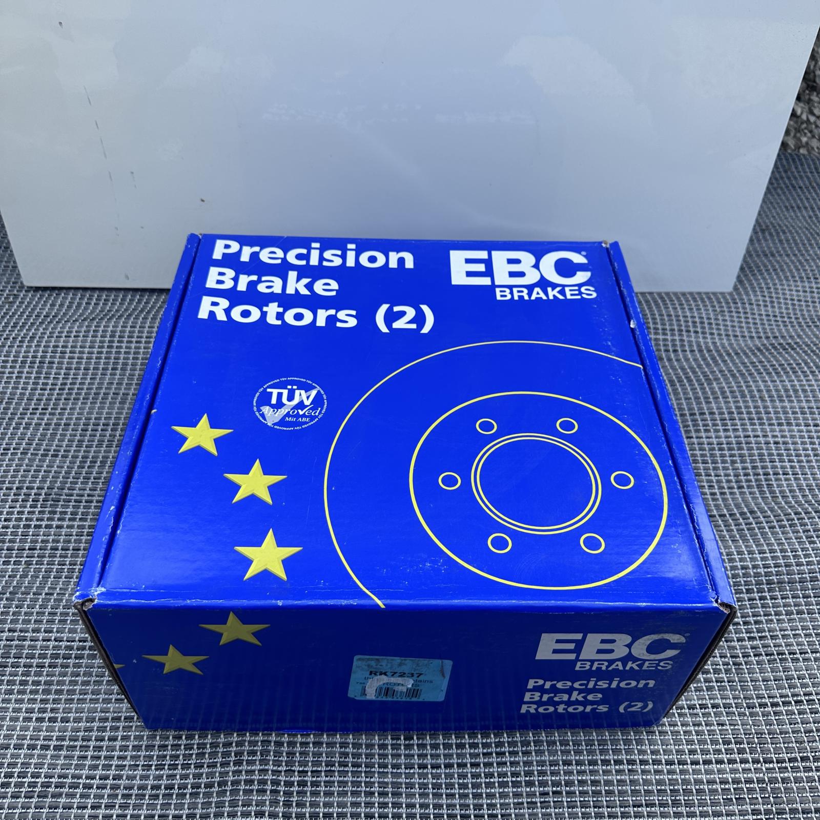 EBC RK7237 RK Series Plain Front Disc Rotors - New for Ford/Lincoln SUV/Sedan - Photo 2