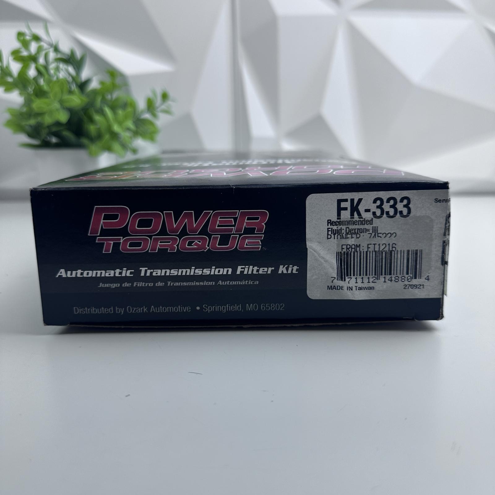 Power Torque FK-333 Transmission Filter Kit - Fits Ford Crown Lincoln Vic F-150 - Photo 3