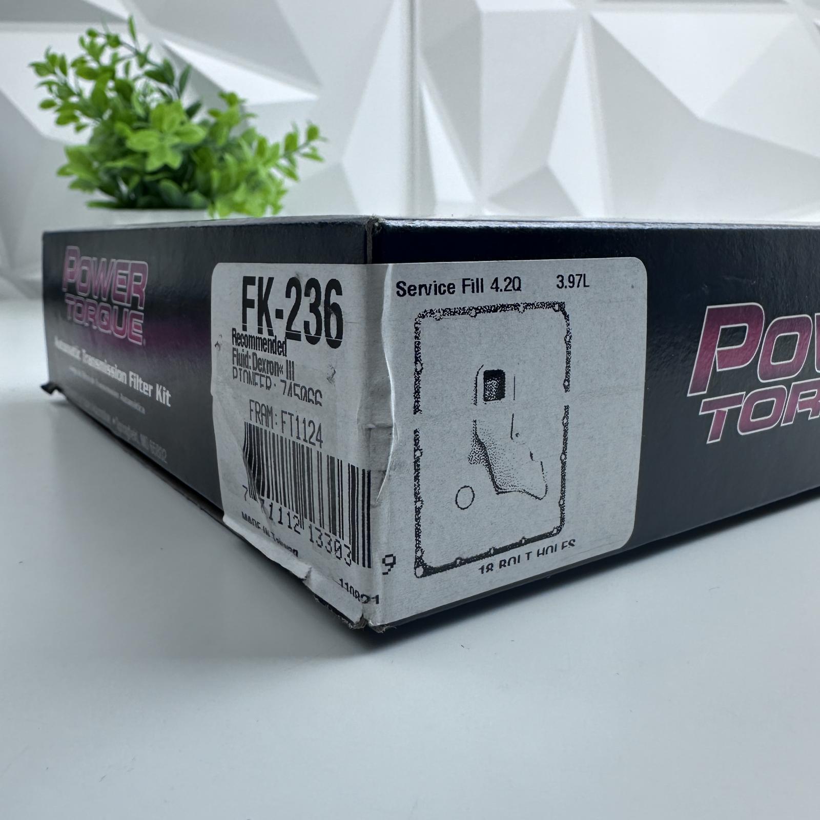Power Torque FK-236 Automatic Transmission Filter Kit For GM 4L60E 4L65E 700R4 - Photo 6