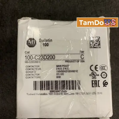 Allen-Bradley 100-C23D200 Contactor 2NO 2NC 120V 60Hz at Electrical Equipment & Supplies in new_open_box condition