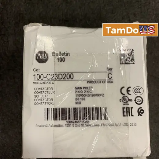Allen-Bradley 100-C23D200 Contactor 2NO 2NC 120V 60Hz at TamDoUS Taylorsville