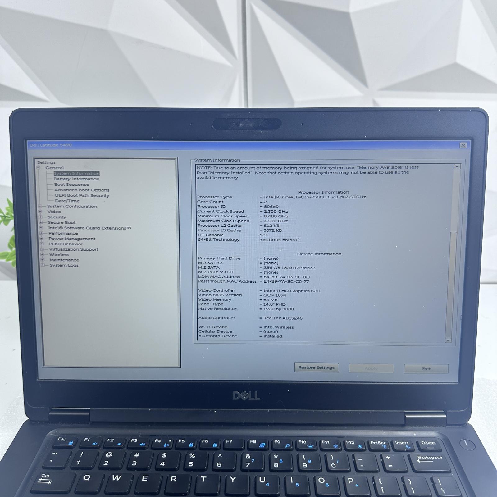 Dell Latitude 5490 Laptop, 14" HD, i5-7300U - Photo 6