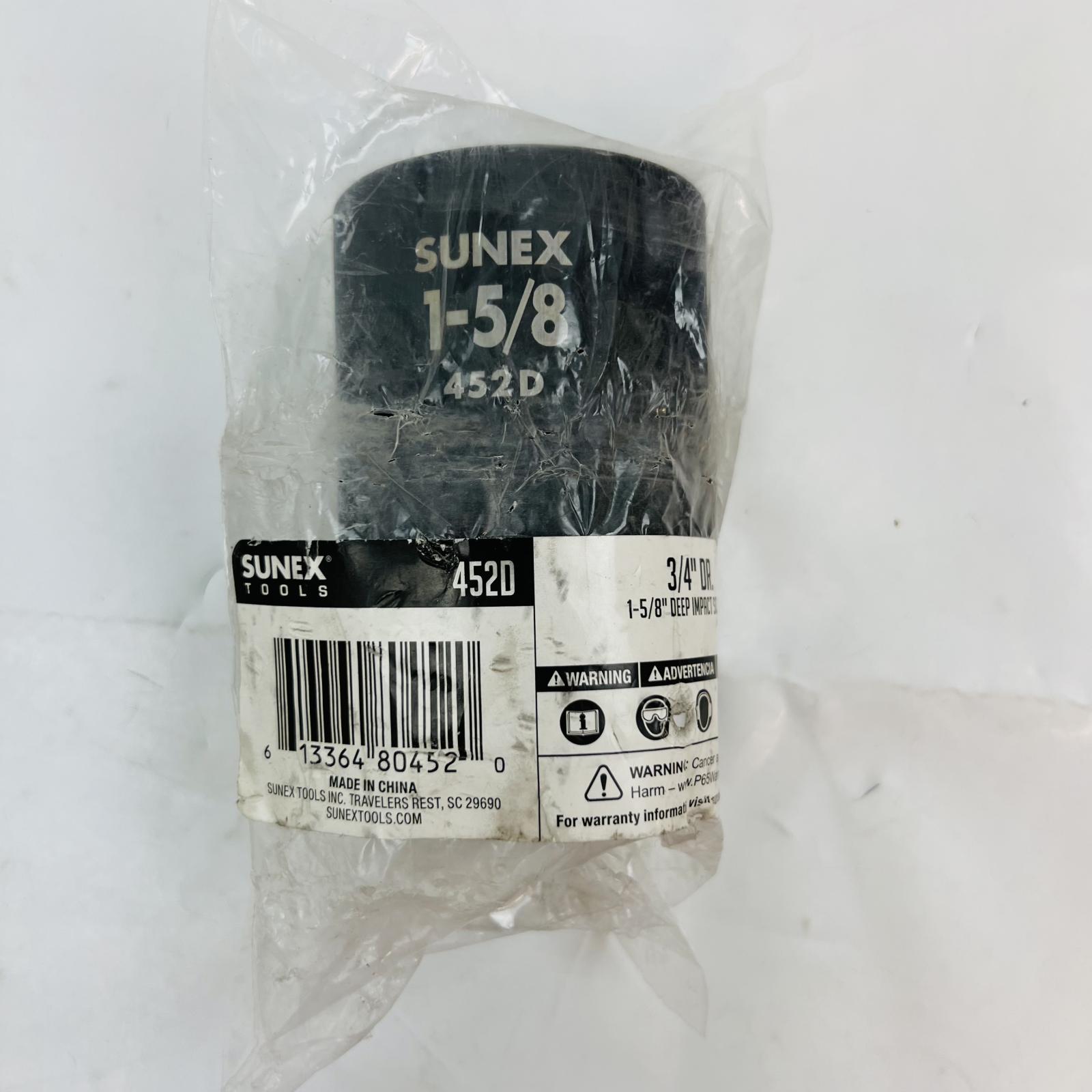 Sunex 452D Impact Socket, 1 Inch Drive, 1-5/8 Inch - Photo 4