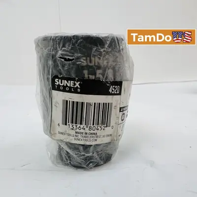 Sunex 452D Impact Socket, 1 Inch Drive, 1-5/8 Inch at Automotive Tools & Supplies in new condition