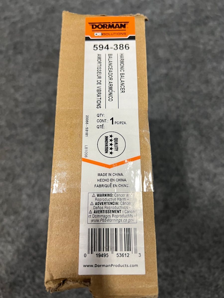 Dorman Harmonic Balancer 594-386 for Acura TSX 2013-2014 - Photo 9