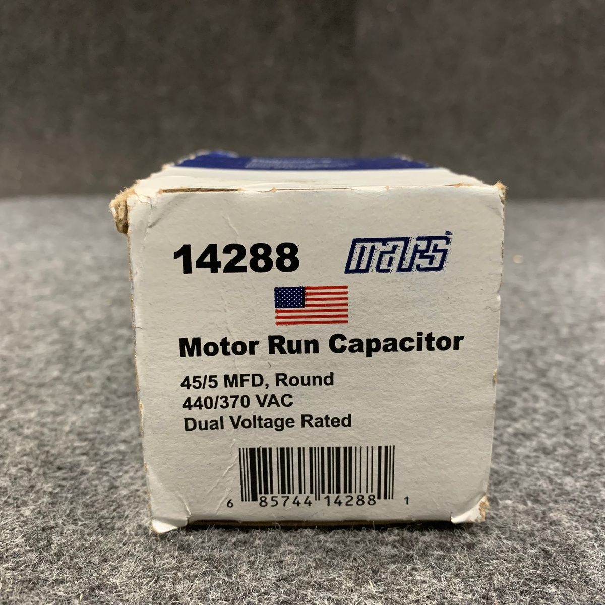 Mars Round Motor Run Capacitor 45/5 MFD 440/370 VAC Aluminum 14288 - Photo 3