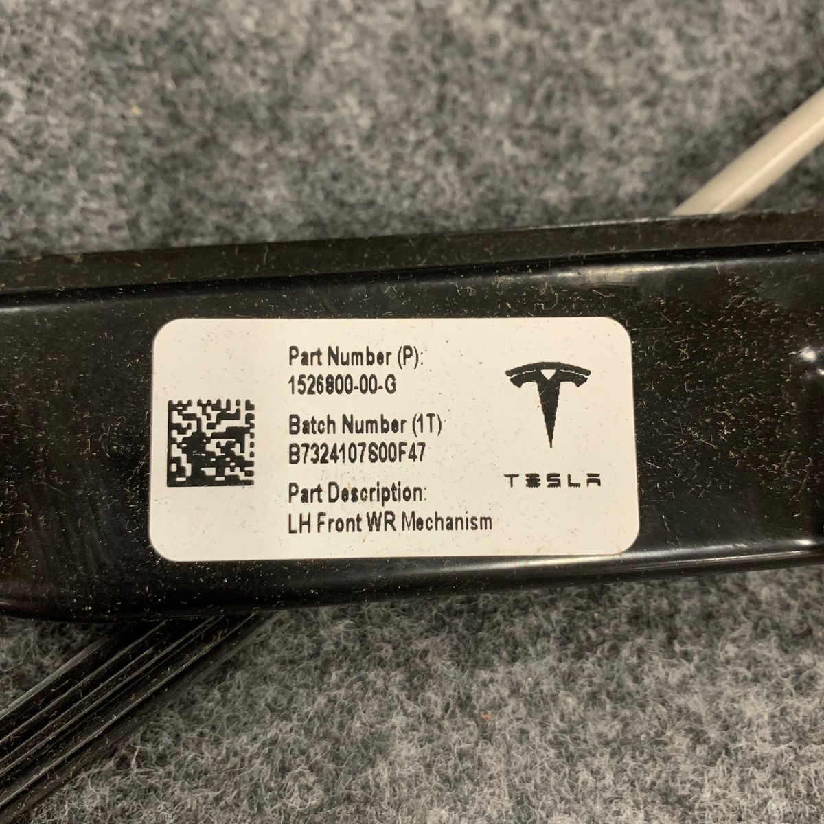 Tesla 1526800-00-G LH Front Window Regulator Mechanism for Model Y - Photo 3